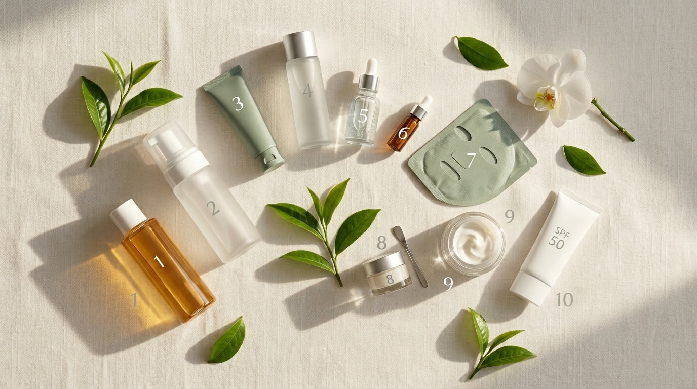 Korean 10 step skincare routine