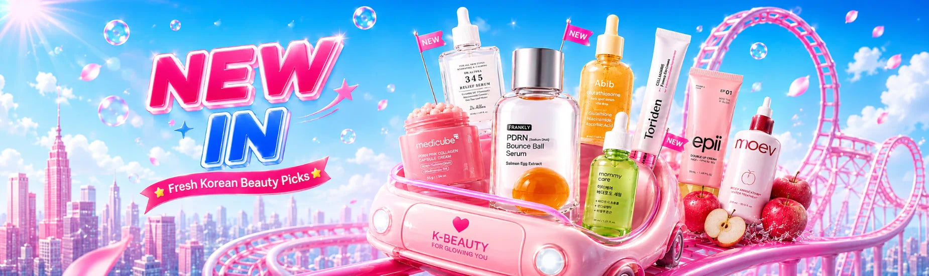 Shop the newest Korean beauty arrivals – fresh PDRN serums and creams for glowing, youthful skin