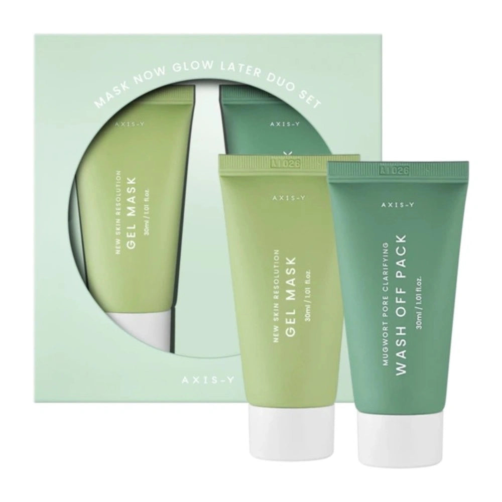AXIS-Y Mask Now Glow Later Duo Set