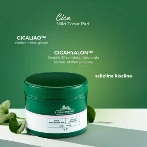 VT Cosmetics Cica Mild Toner Pad