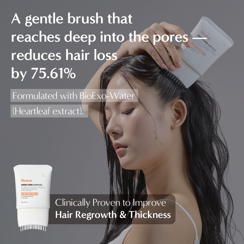 Patented BioExo-Water exosome technology penetrates deep into hair roots