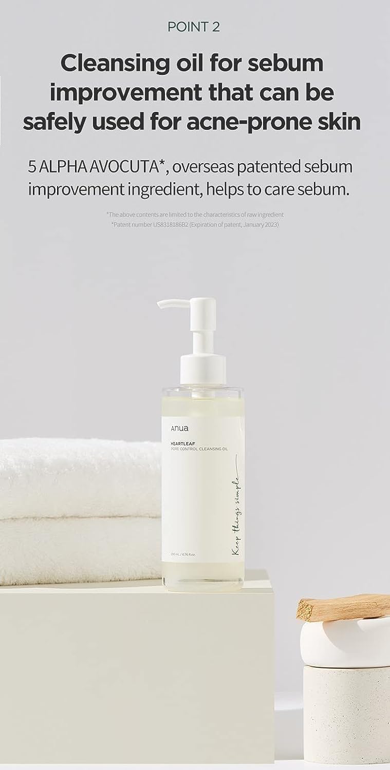ANUA Heartleaf Pore Control Cleansing Oil MILD