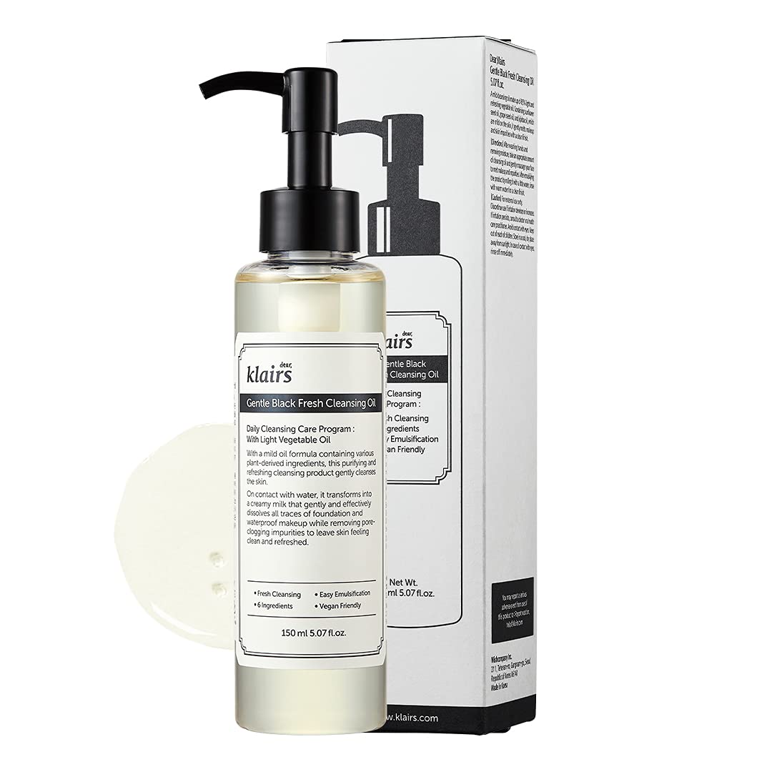 Dear klairs gentle black fresh cleansing oil