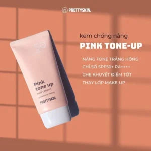 PRETTYSKIN واقي الشمس الوردي لتفتيح البشرة