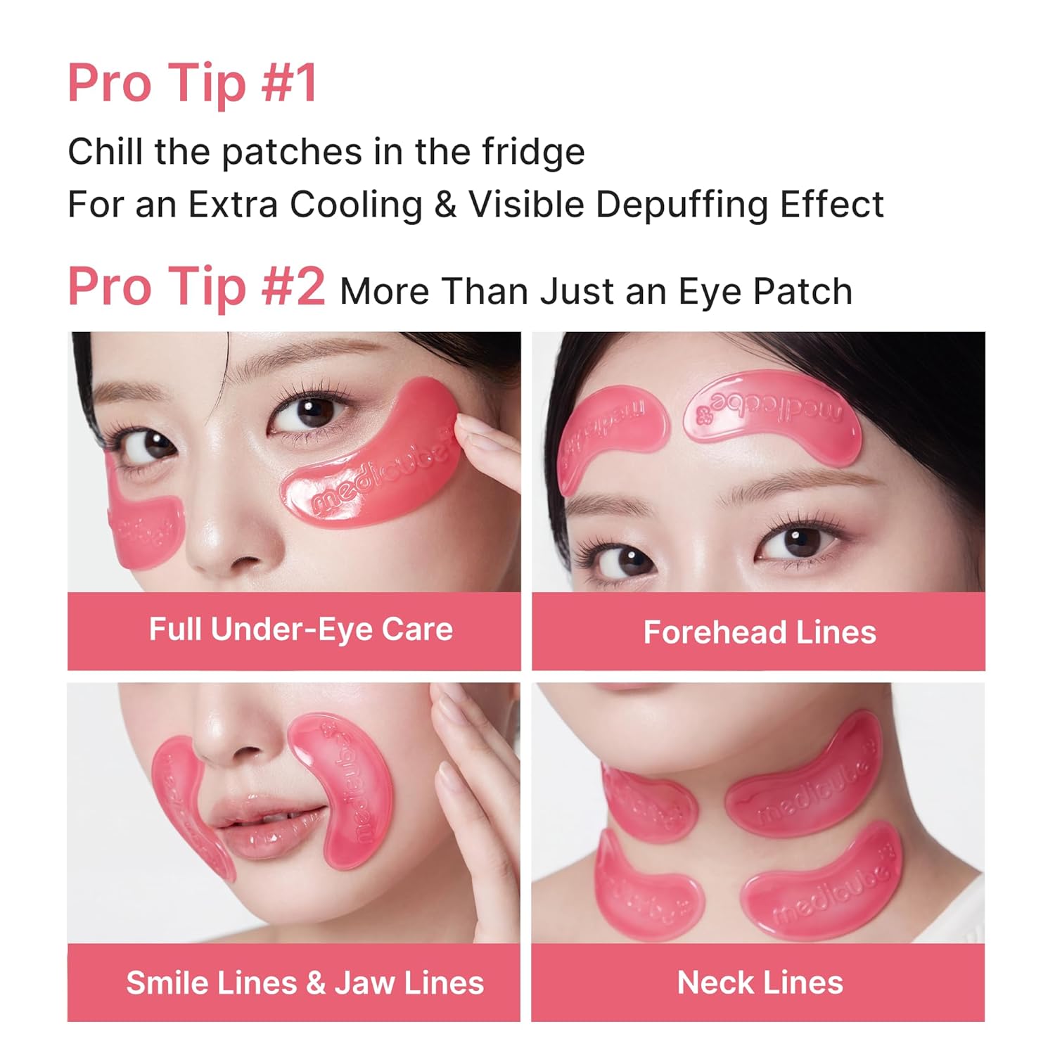 Individually packed hydrogel patches for travel-friendly hygienic glow care