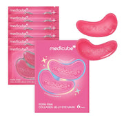 Medicube PDRN Pink Collagen Jelly Eye Mask - Hydrogel patches for firming under-eye care