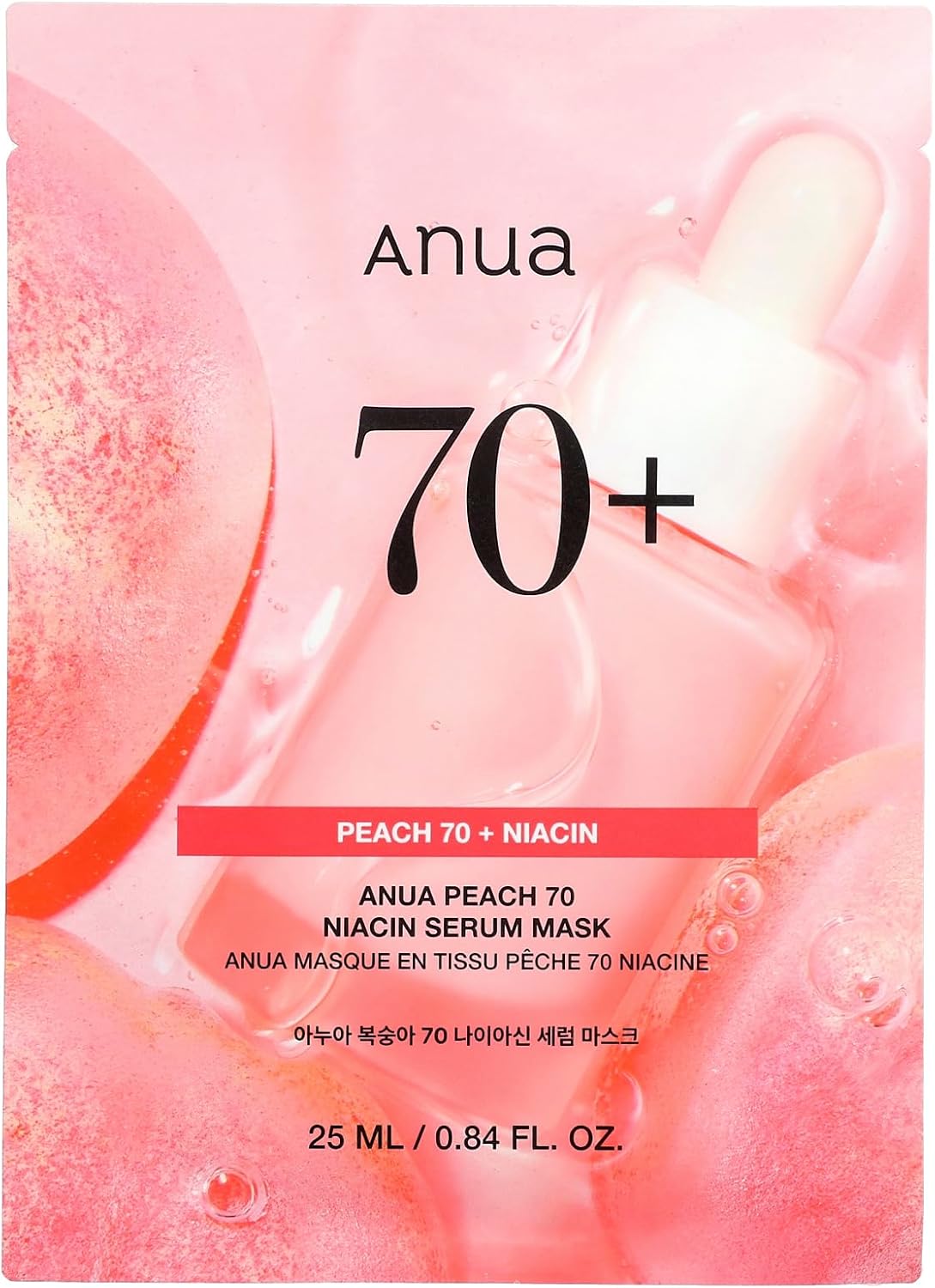 Anua Peach 70 Niacin Serum Mask