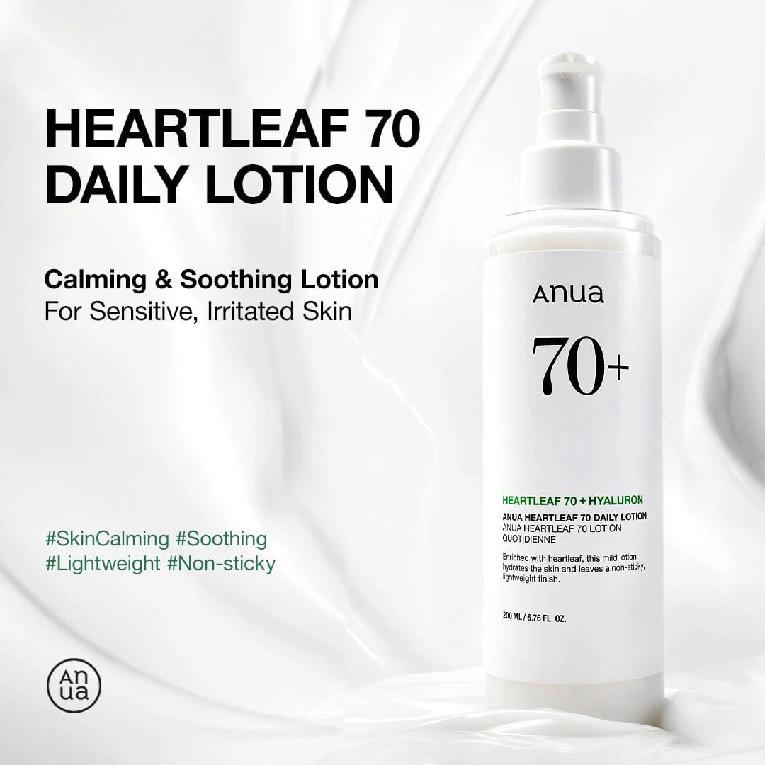ANUA Heartleaf 77 Soothing Toner 350ml + Heartleaf 70 Daily Relief Lotion