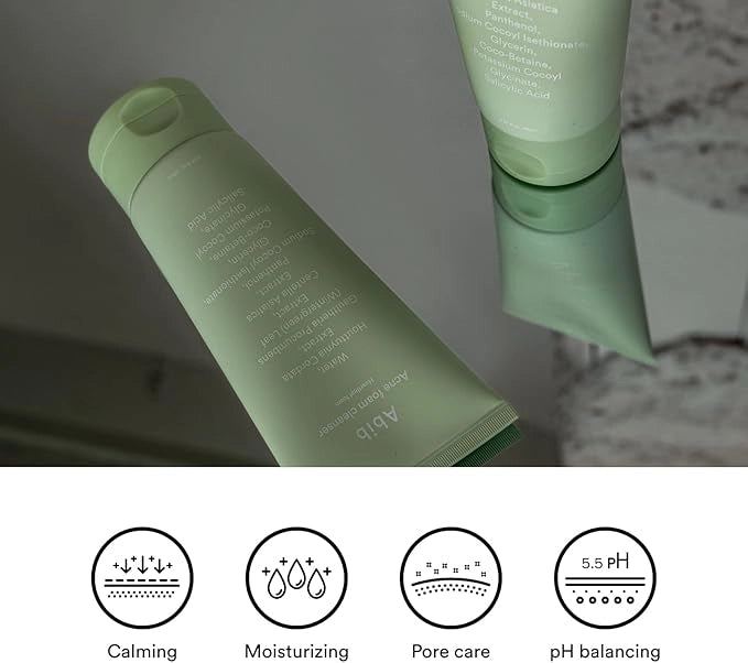 Abib Heartleaf Acne Foam Cleanser for acne-prone and sensitive skin