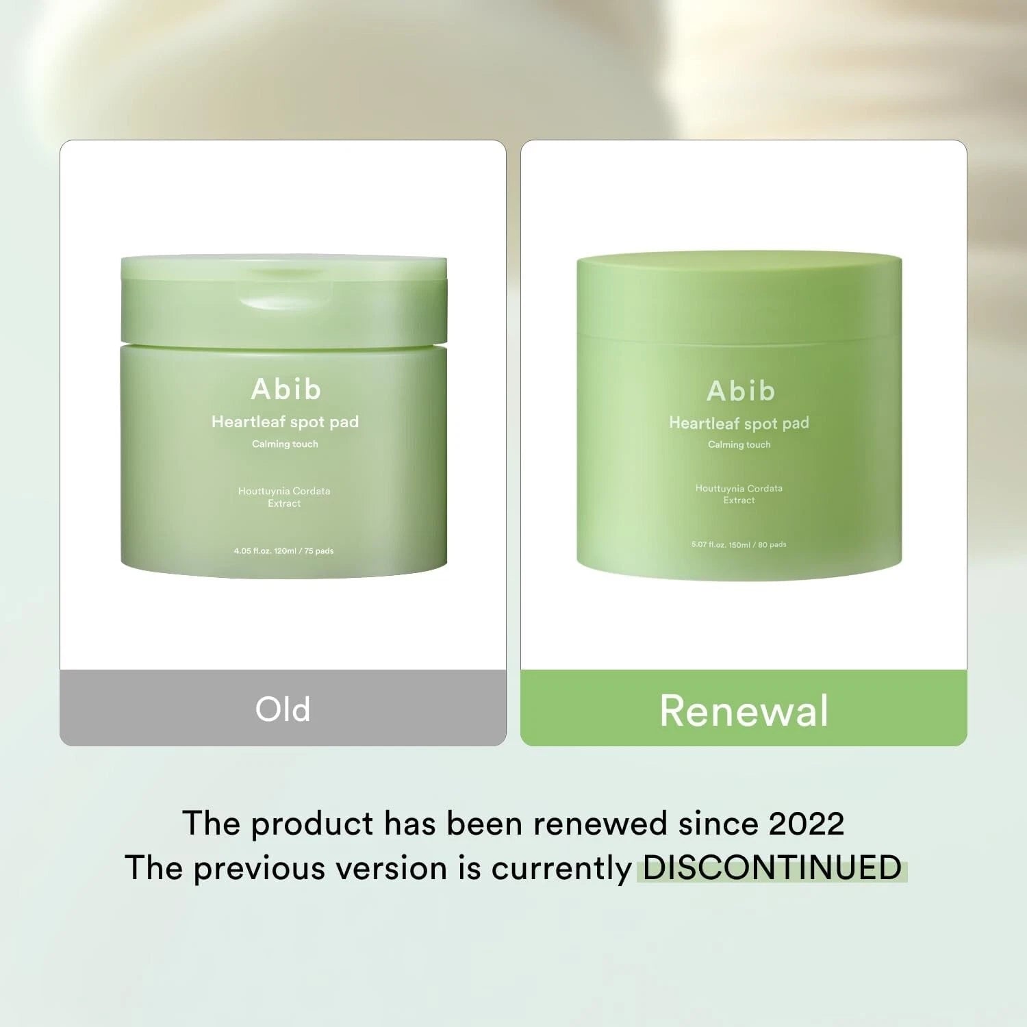 Korean heartleaf toner pads with 40,000ppm heartleaf extract