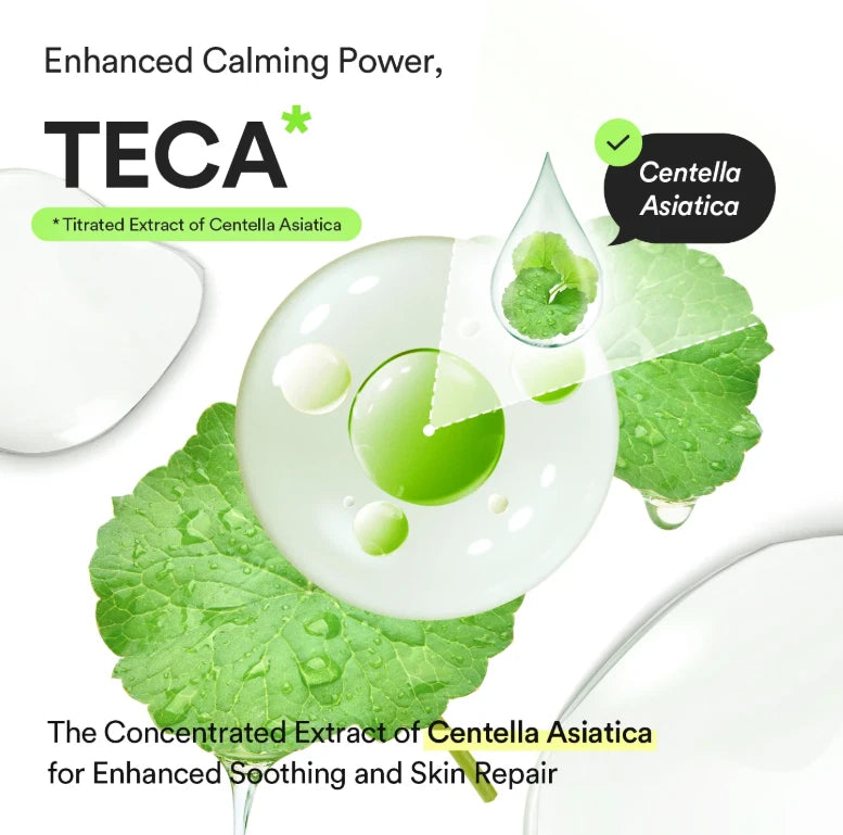 Non-comedogenic calming drop serum for troubled skin and redness