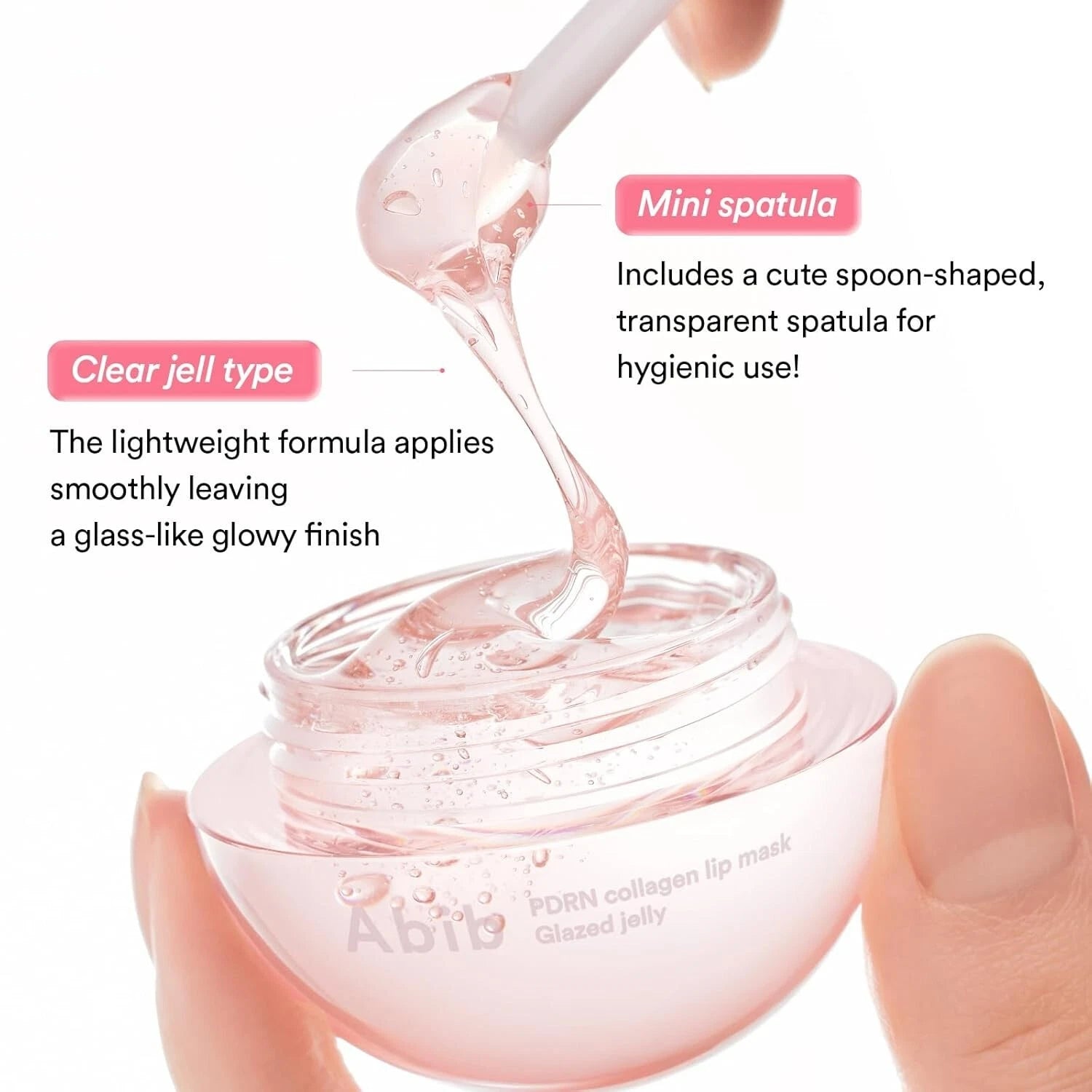 Abib glazed jelly lip mask for soft plump moisturized lips