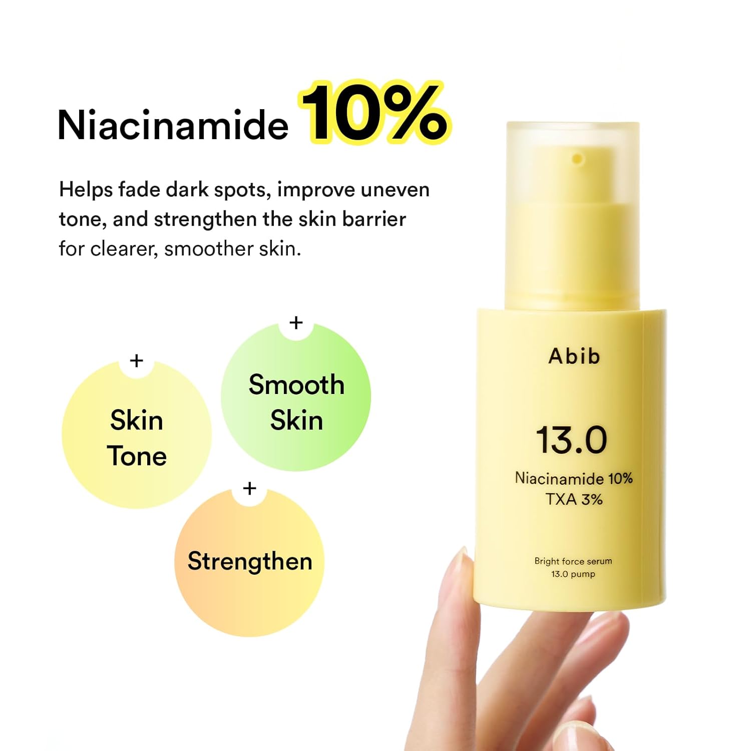 Fast-absorbing brightening serum for sensitive skin