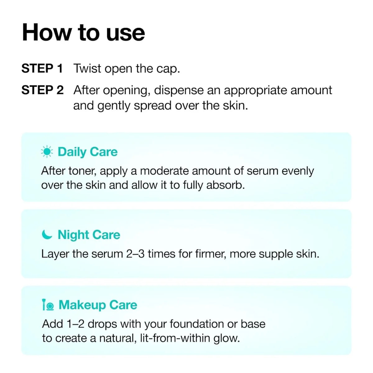 Easy daily use morning and night for smoother more radiant complexion
