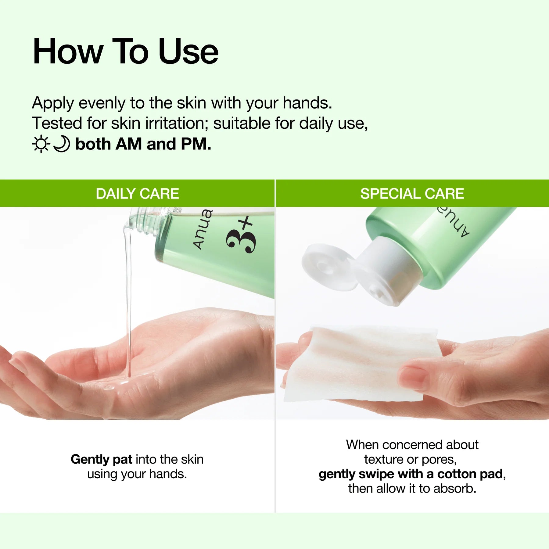 Azelaic 3 Cica Skin Clarifying Toner with azelaic acid and cica for soothing and clarifying skin.