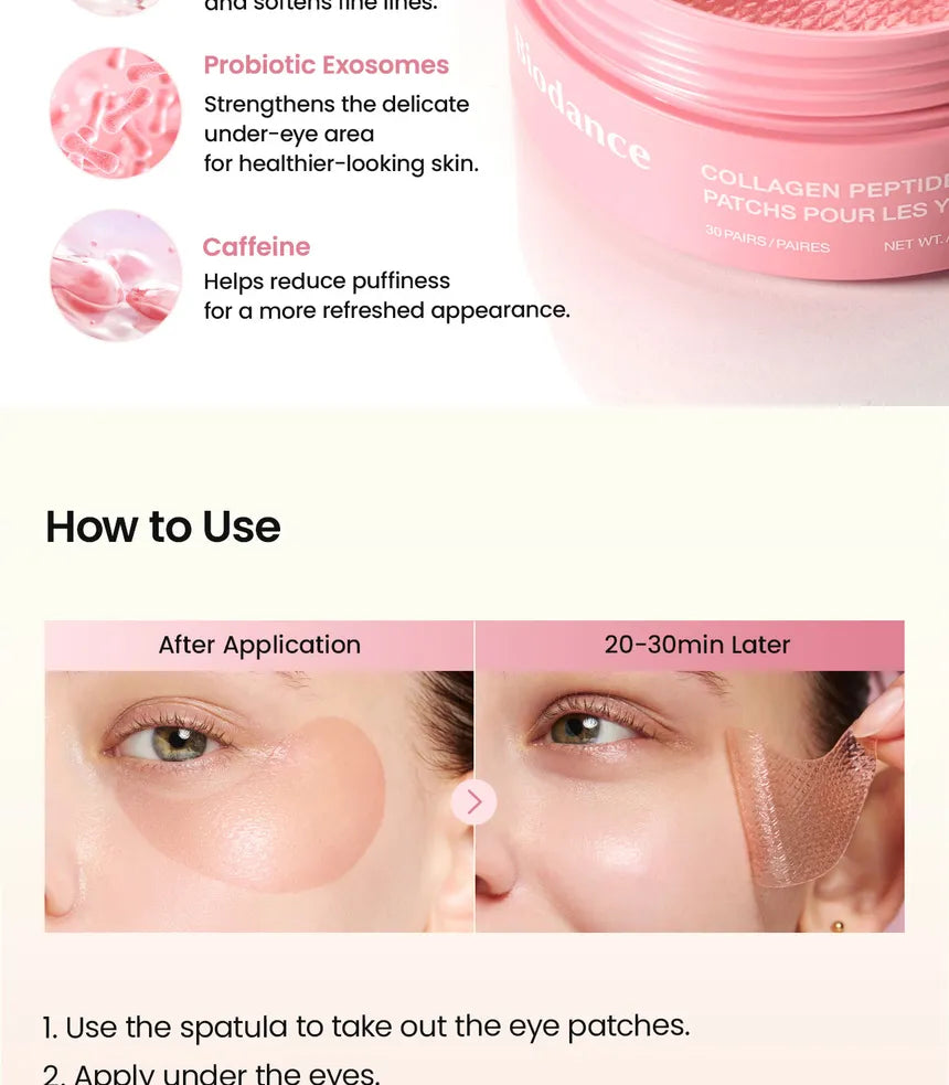 Biodance Collagen Peptide Eye Patches