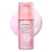 Biodance Collagen Peptide Liposome Bubble Booster - Aurora pink skin-prep for firmness and glow