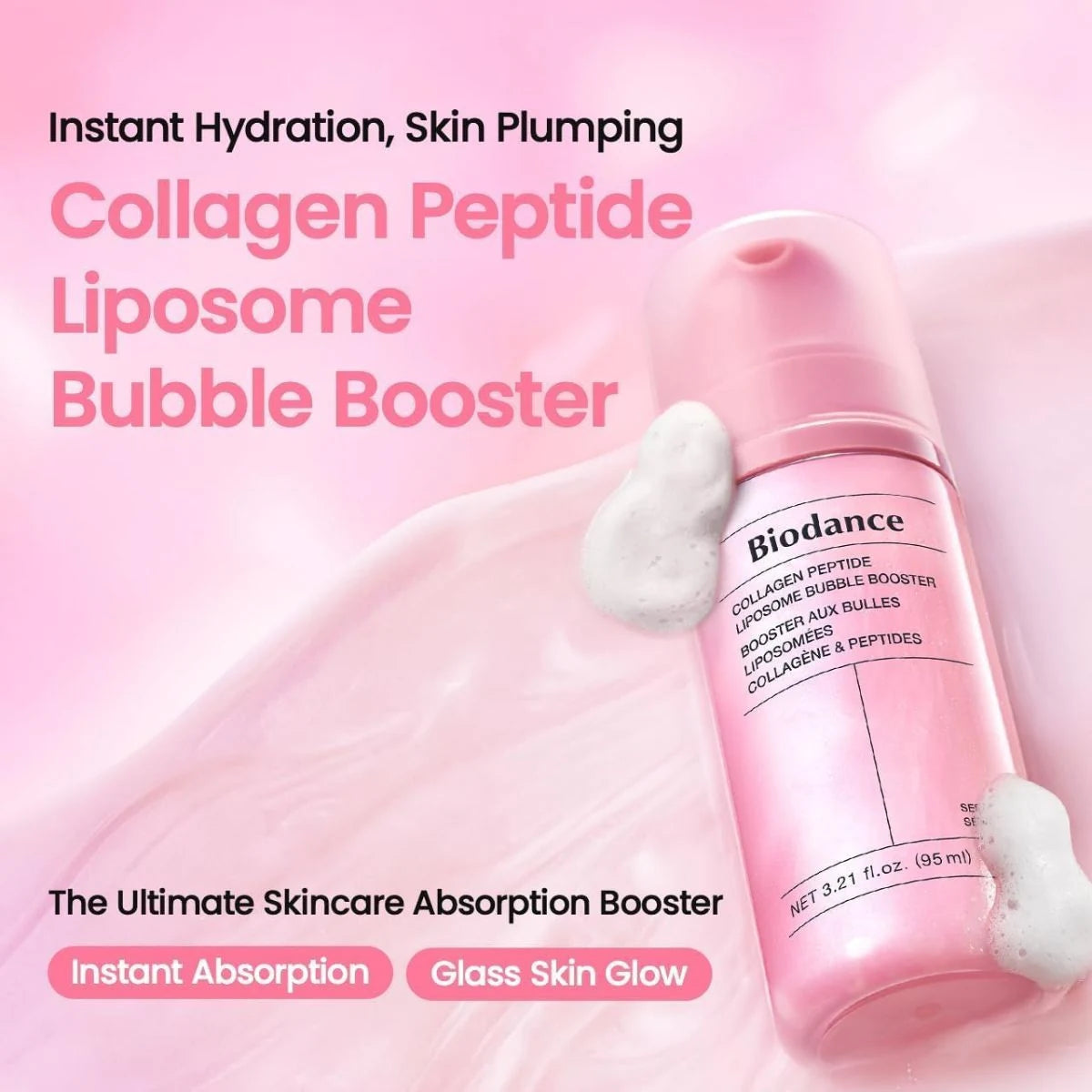 416.51% immediate hydration boost delivers plump dewy skin from the first use
