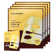 Eqqualberry Collagen Glow Up Hydrogel Mask (4ea)
