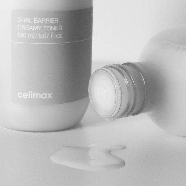 Celimax Dual Barrier Creamy Toner – hydrating prep step for softer smoother skin