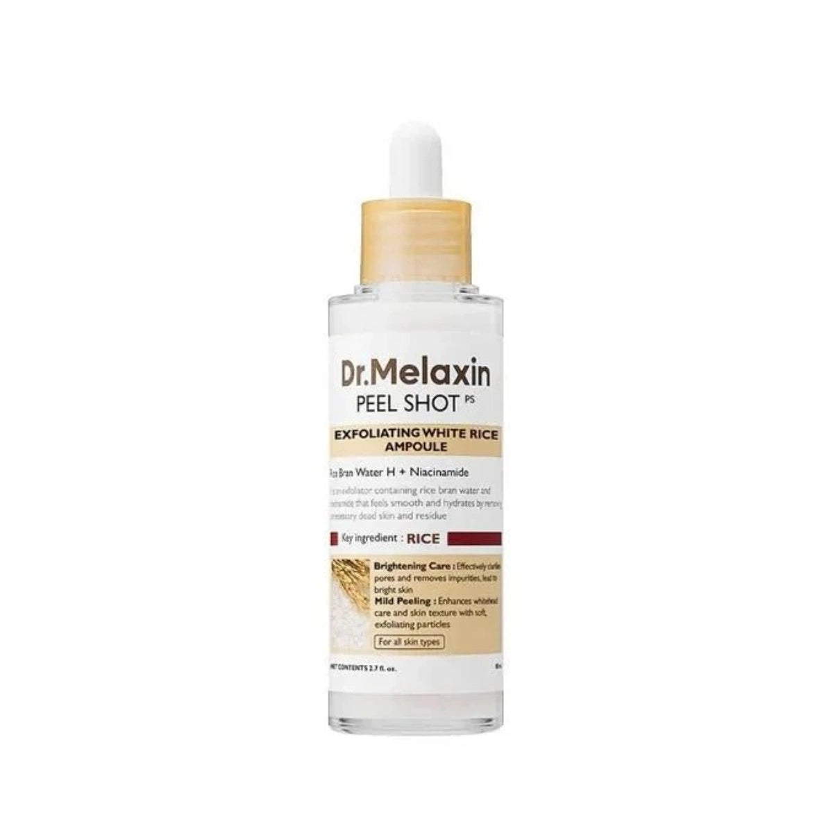Dr.Melaxin Peel Shot Exfoliant White Rice Ampoule