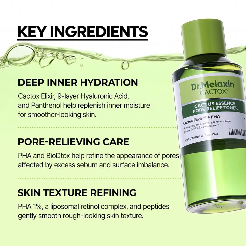 Dr.Melaxin Cactox CT Cactus Essence Pore Relief Toner