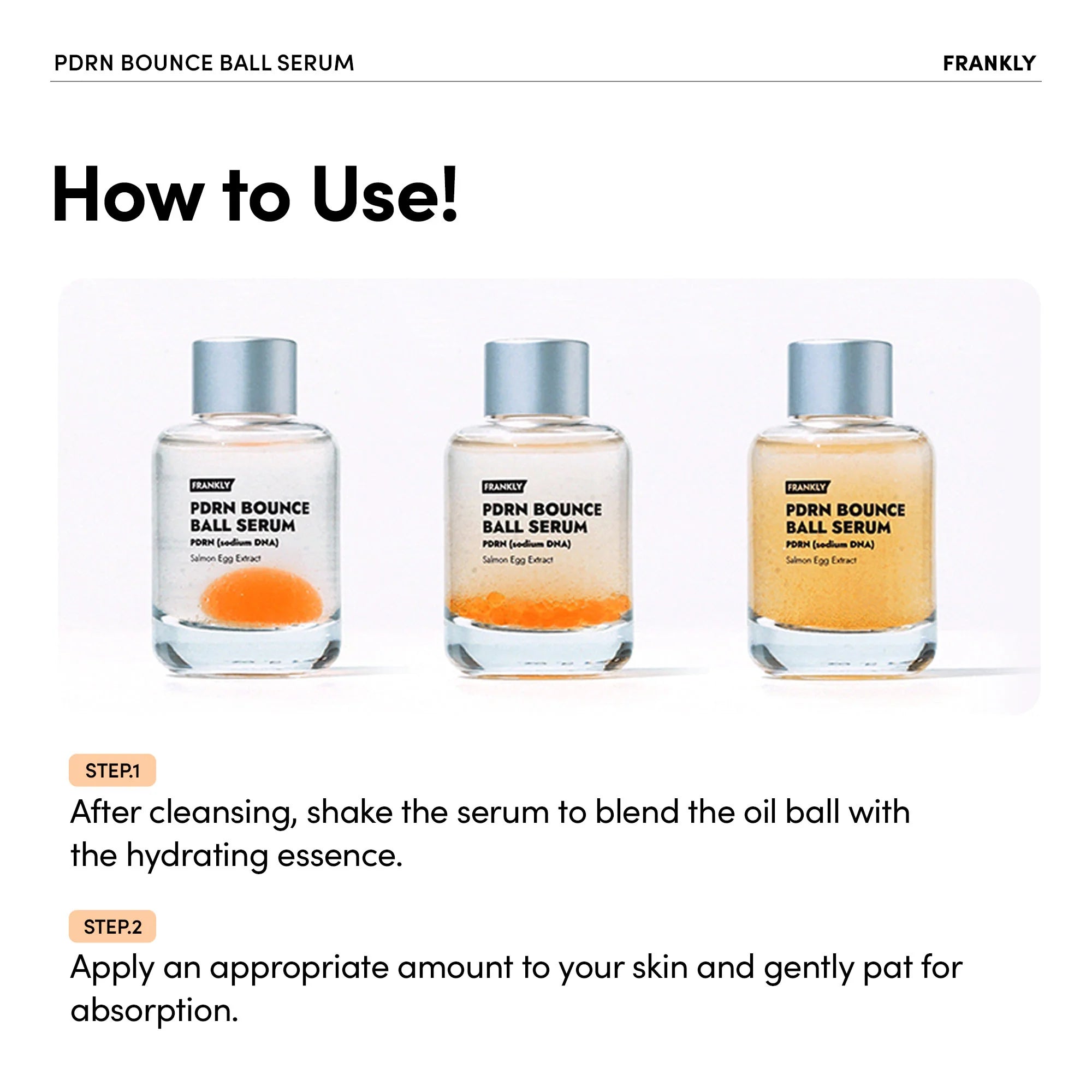 FRANKLY Salmon PDRN Bounce Ball Serum