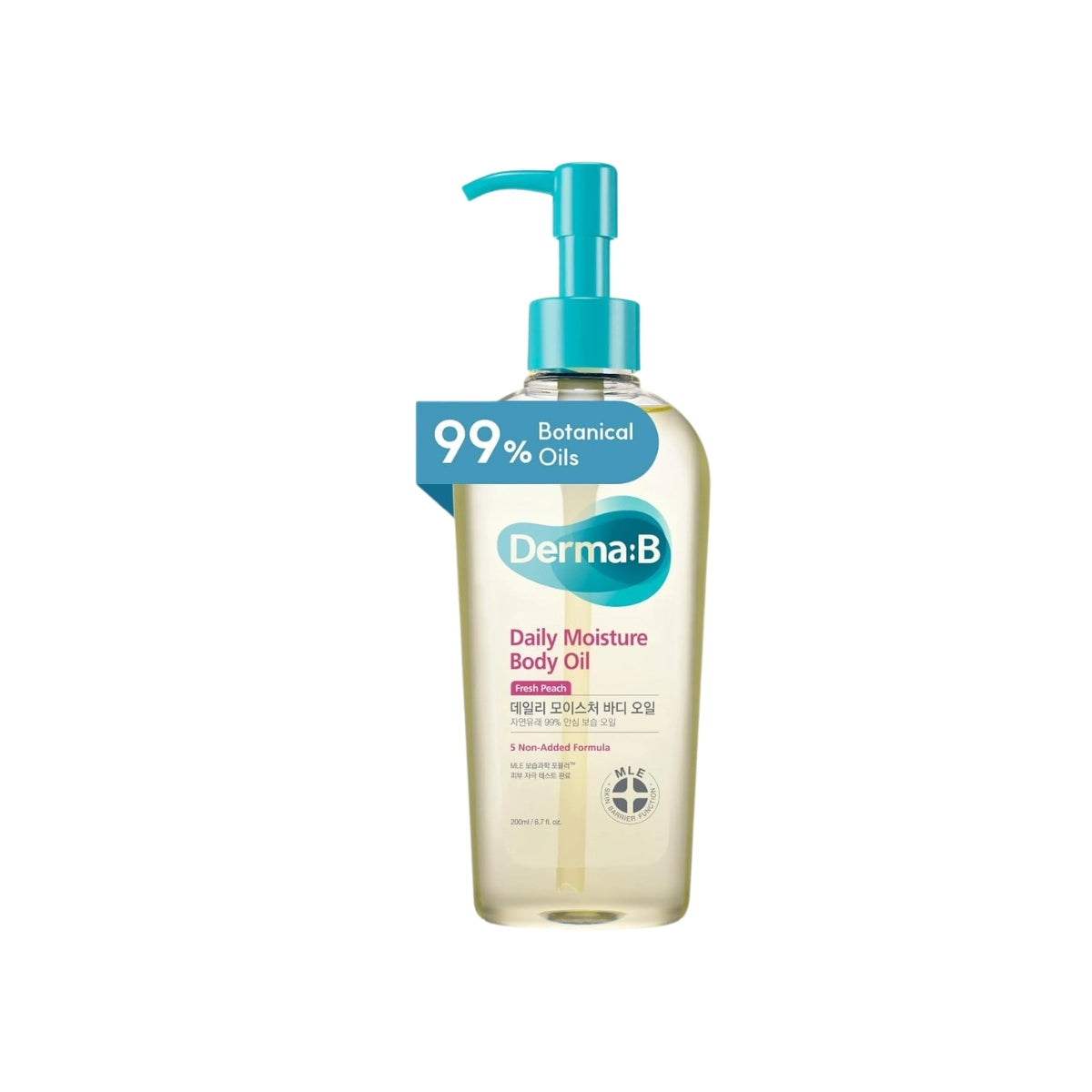 Derma: B Daily Moisture Body Oil Fresh Peach