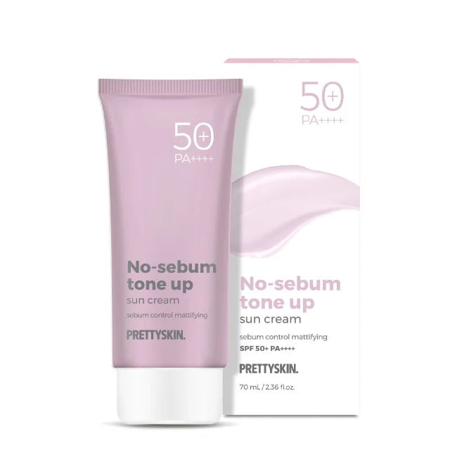 واقي الشمس No-Sebum Tone Up من PRETTYSKIN
