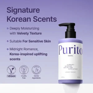 Purito Seoul Luminous Moisture زبدة الشيا لوشن الجسم Midnight Romance