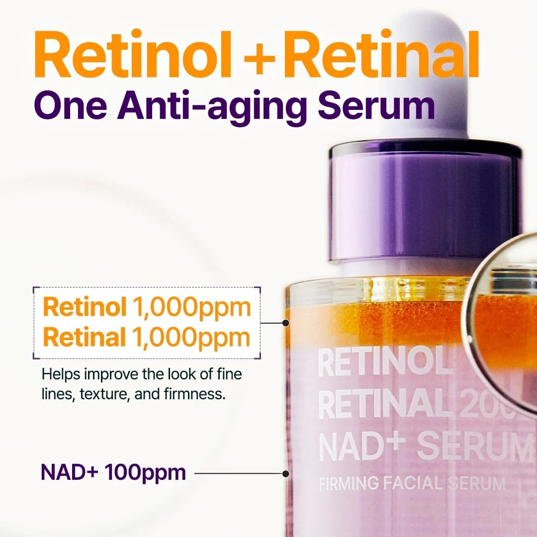 Purito Retinol Retinal 2000 NAD+ Serum