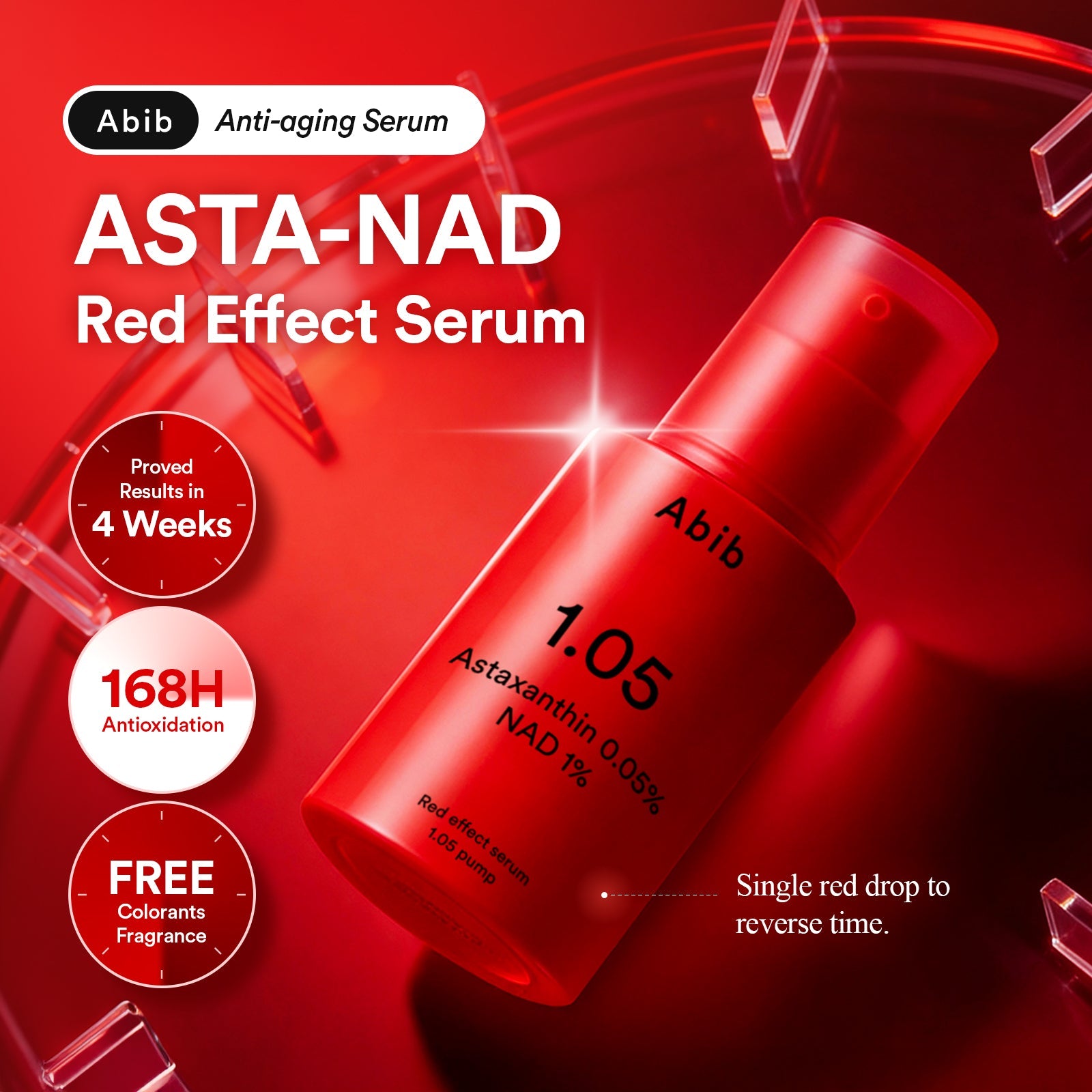 1% NAD+ restores skin cellular energy for firmer more vitalized-looking complexion