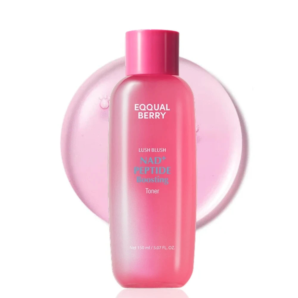 EQQUALBERRY Lush Blush NAD+ Peptide Boosting Toner