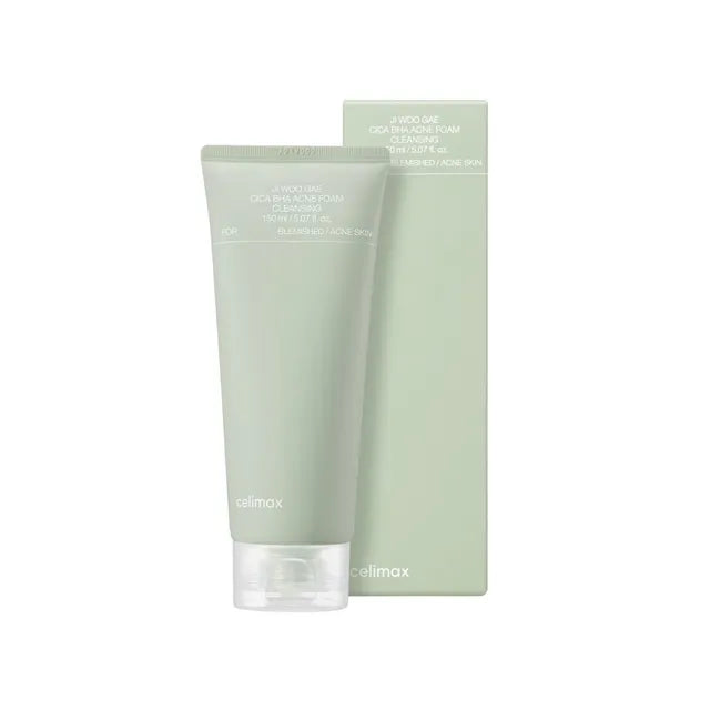 Celimax Ji Woo Gae Cica BHA Acne Foam Cleansing