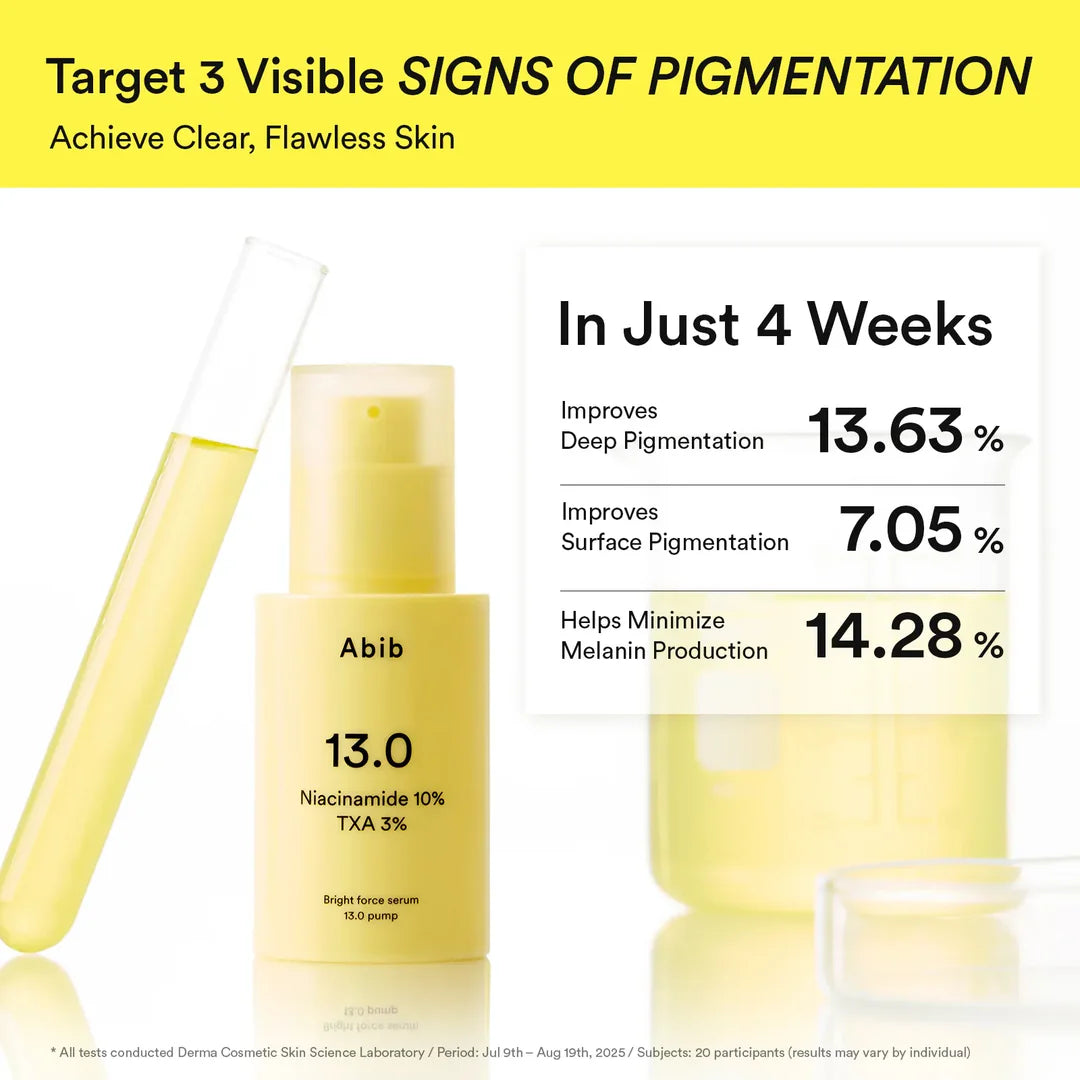 Abib Bright Force Serum 13.0 Pump – Antioxidant Protection Against Dullness