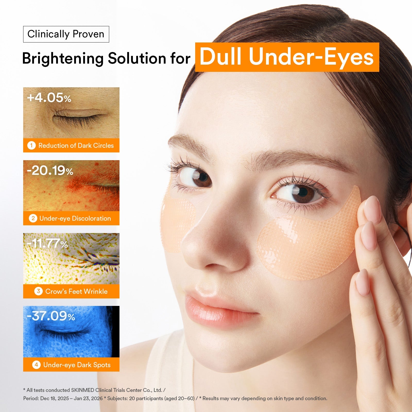 Abib Glutathione Kojic Acid Eye Patch Vita Jelly - Glutathione & Kojic Acid Brightening Complex