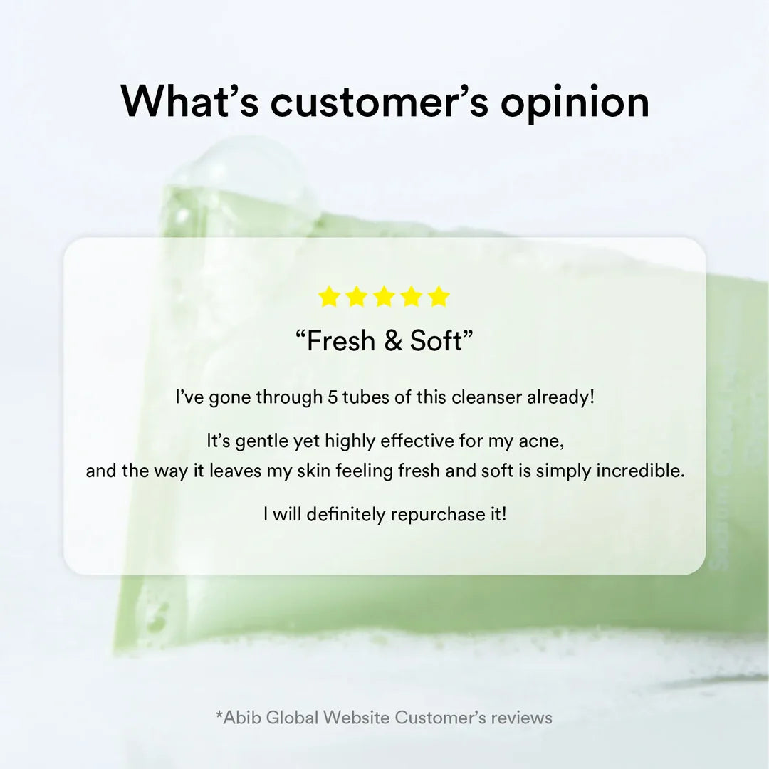 Abib Heartleaf Acne Foam Cleanser – Cleanses Without Tightness or Dryness