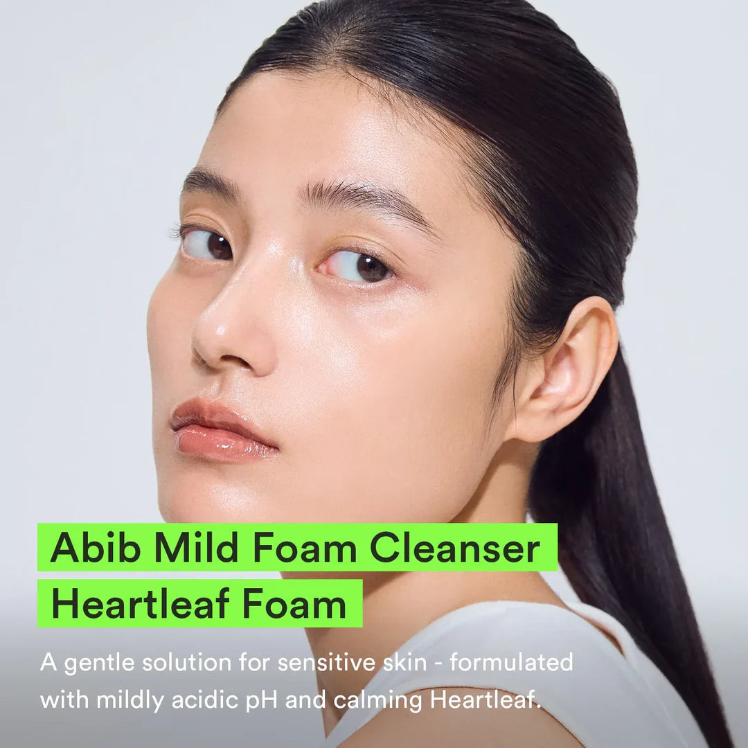 Abib Heartleaf Acne Foam Cleanser – Mildly Acidic for Gentle Daily Cleansing