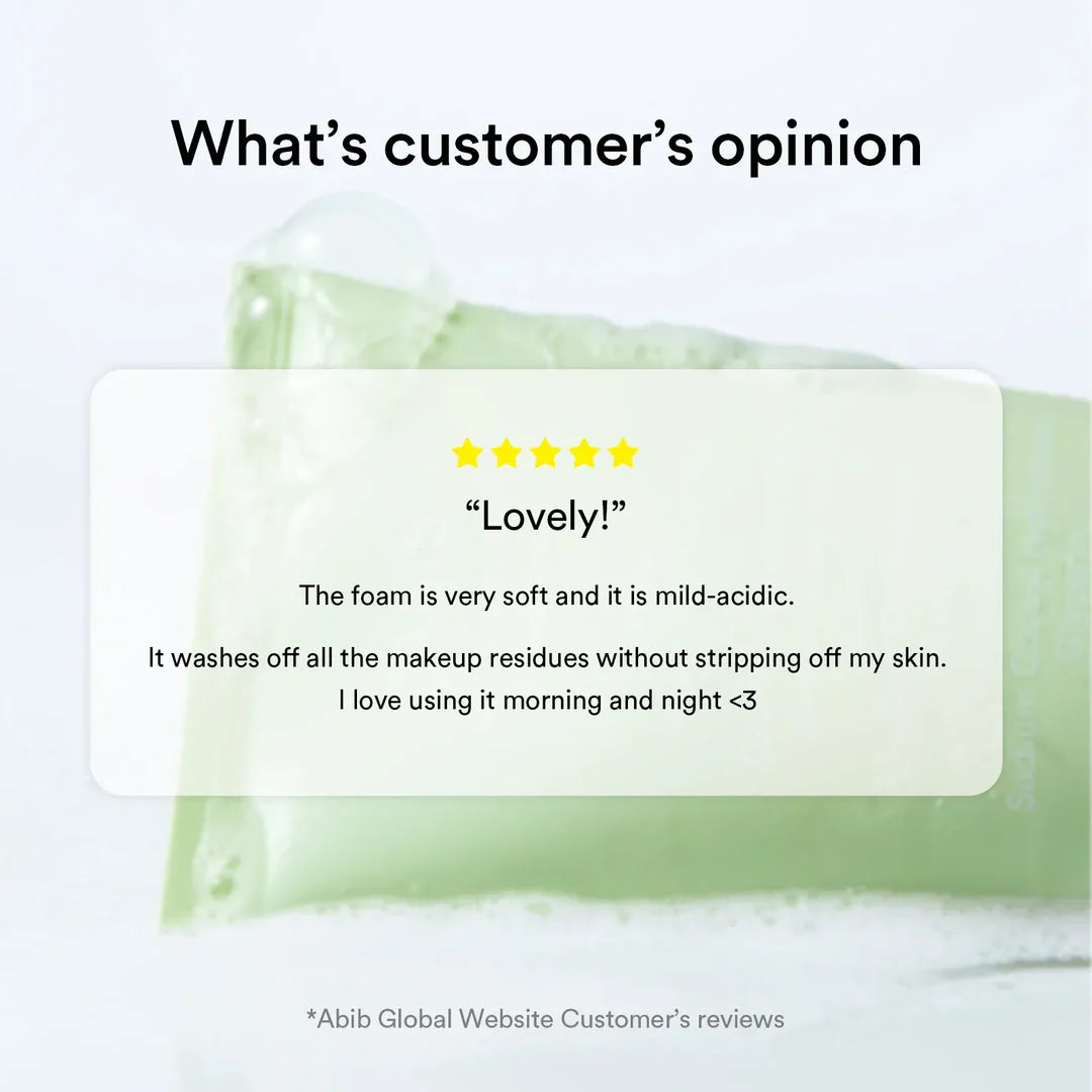 Abib Heartleaf Acne Foam Cleanser – Suitable for Sensitive, Oily & Combination Skin