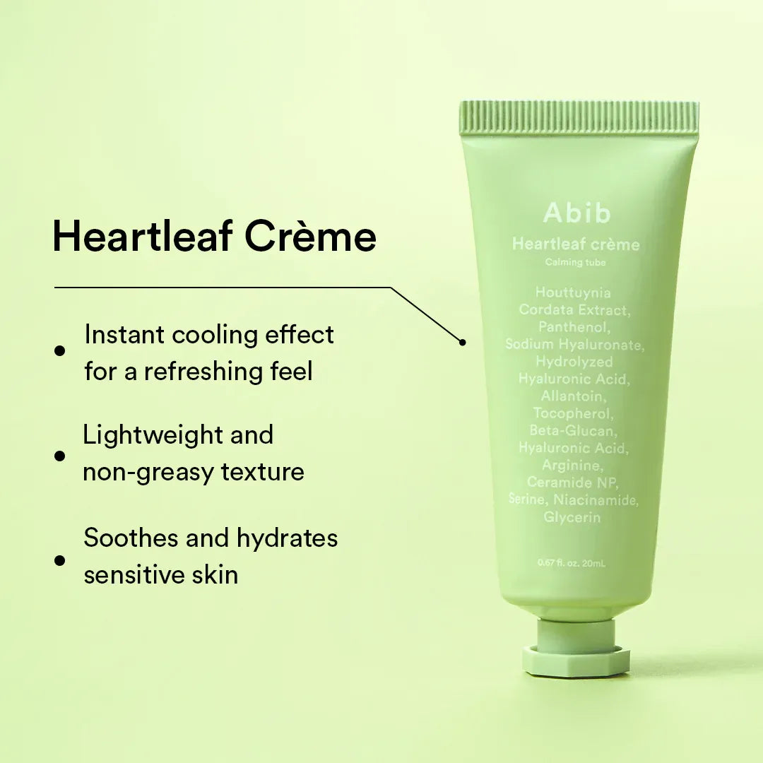 Abib Heartleaf Calming Trial Kit – Hydrating, Non-Irritating Formulas