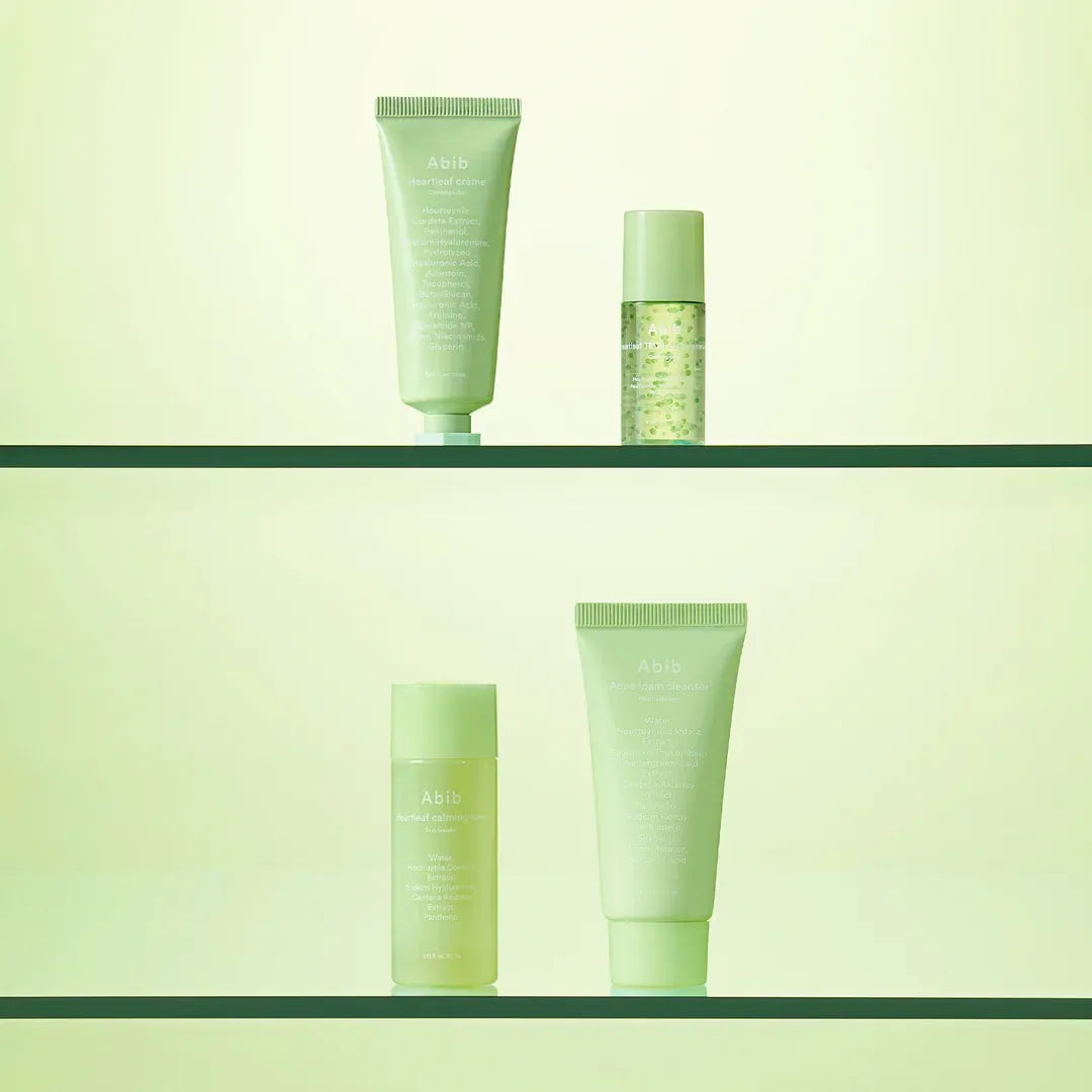 Abib Heartleaf Calming Trial Kit – Travel-Size Heartleaf Calming Line