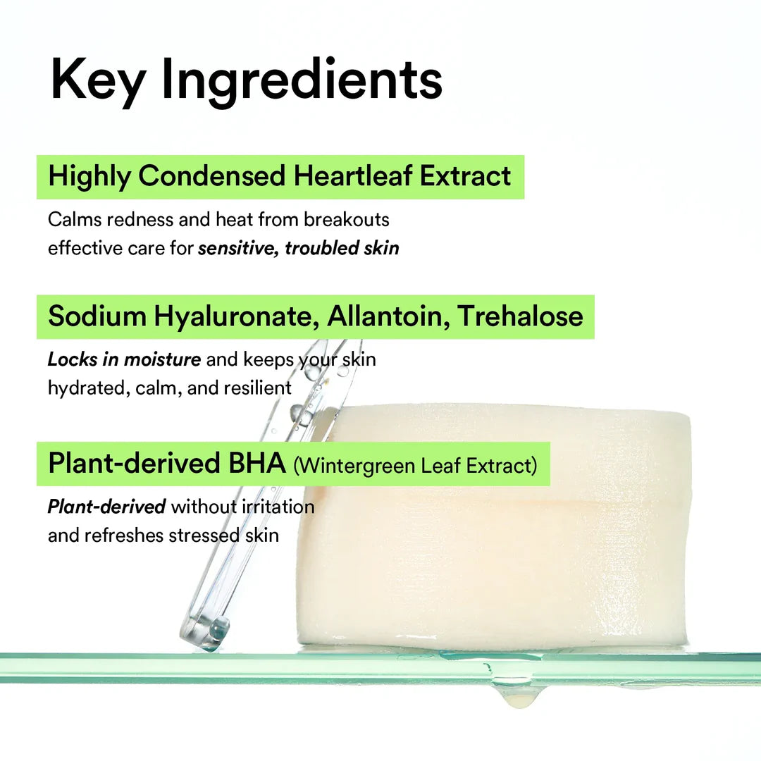 Abib Heartleaf Spot Pad Calming Touch – Dual-Textured Pad Exfoliates & Soothes