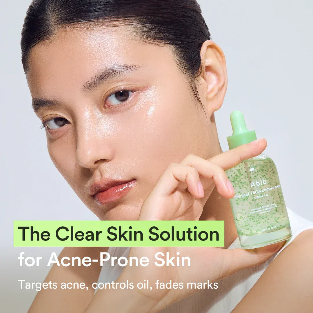 Abib Heartleaf TECA Capsule Serum Calming Drop – 77% Heartleaf Extract Soothes Sensitive Skin
