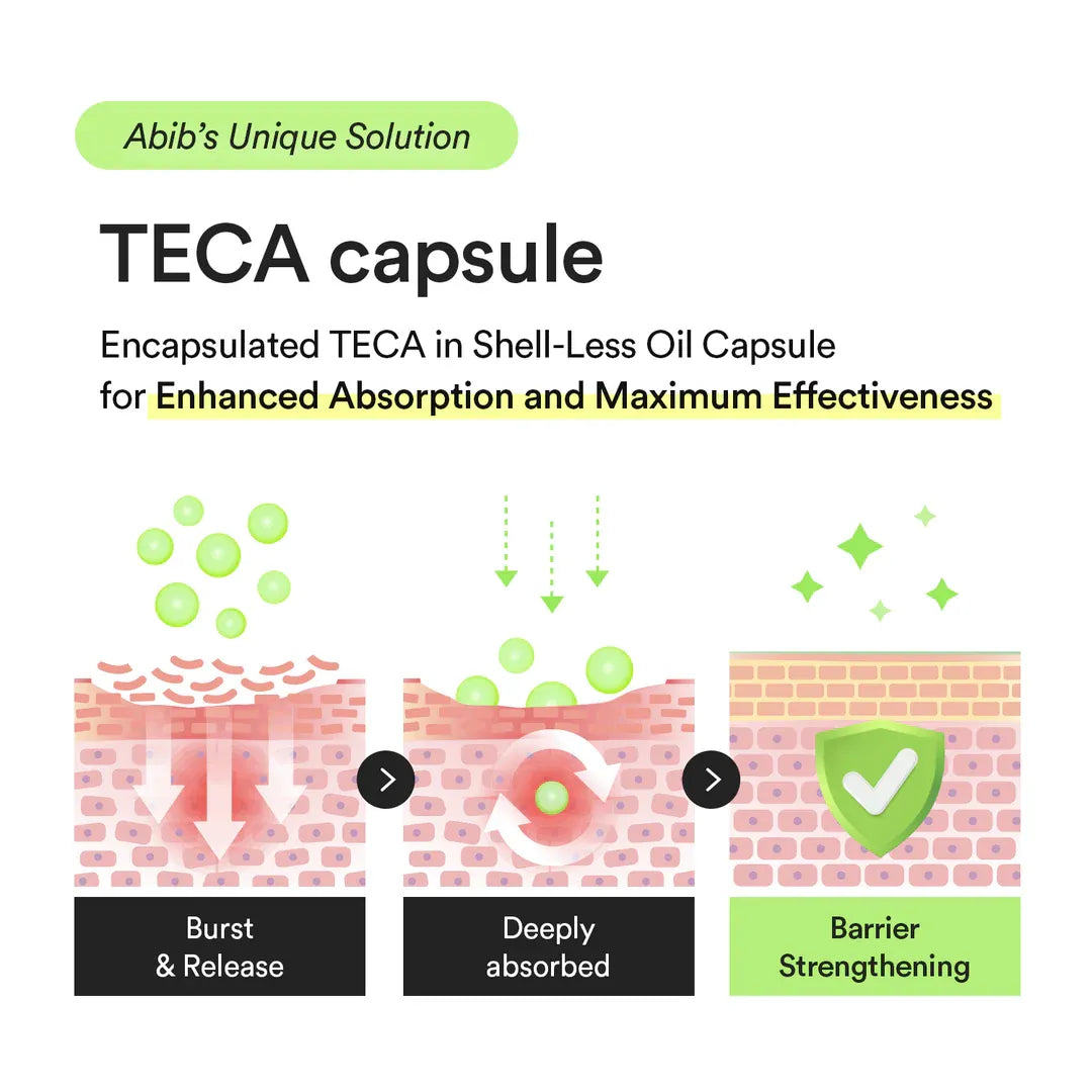 Abib Heartleaf TECA Capsule Serum Calming Drop – Panthenol & Madecassoside Deeply Soothe