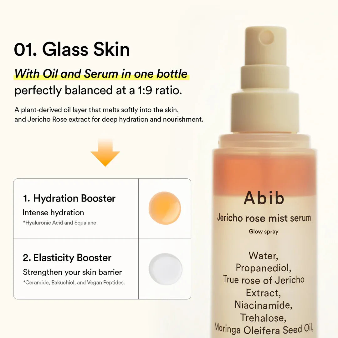 Abib Jericho Rose Mist Serum – Antioxidant-Rich Defense for Stressed Skin