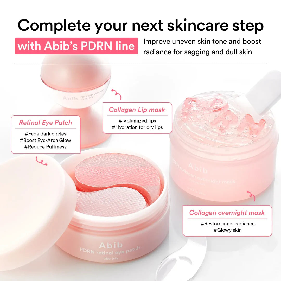 Abib PDRN Retinal Eye Patch Glow Jelly – Lightweight Formula Suitable for Dry Skin