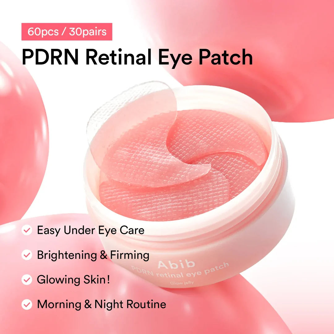 Abib PDRN Retinal Eye Patch Glow Jelly – Reduces Puffiness & Minimizes Dark Circles