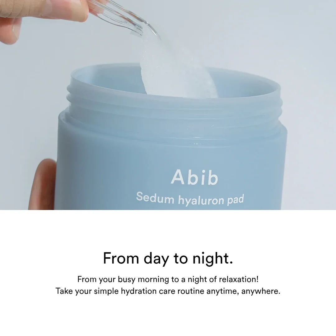 Abib Sedum Hyaluron Pad Hydrating Touch – Soft 100% Cotton Toner Pads