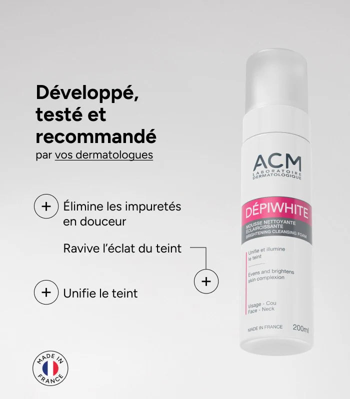 ACM Dépiwhite Brightening Cleansing Foam – helps even out skin tone