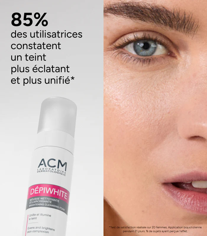 ACM Dépiwhite Brightening Cleansing Foam – removes impurities and excess oil